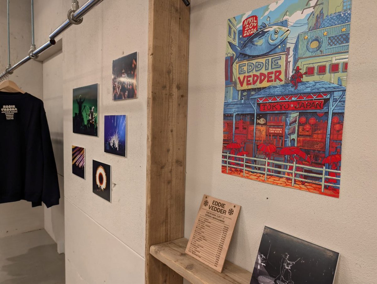 demetriosns's tweet image. TSURT
Wood price sign. Nothing else to see here
facebook.com/tsurtofficial/…
#EddieVedder #Poster #Tokyo #Japan #MunkOne ?