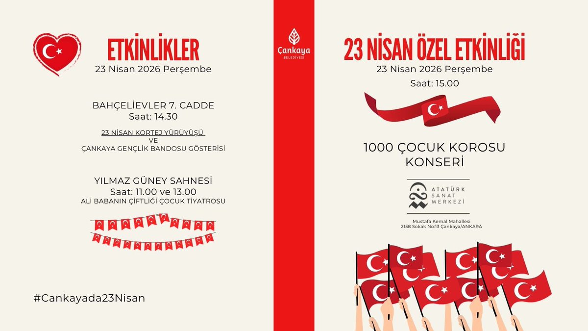 Çankaya Belediyesi tweet media