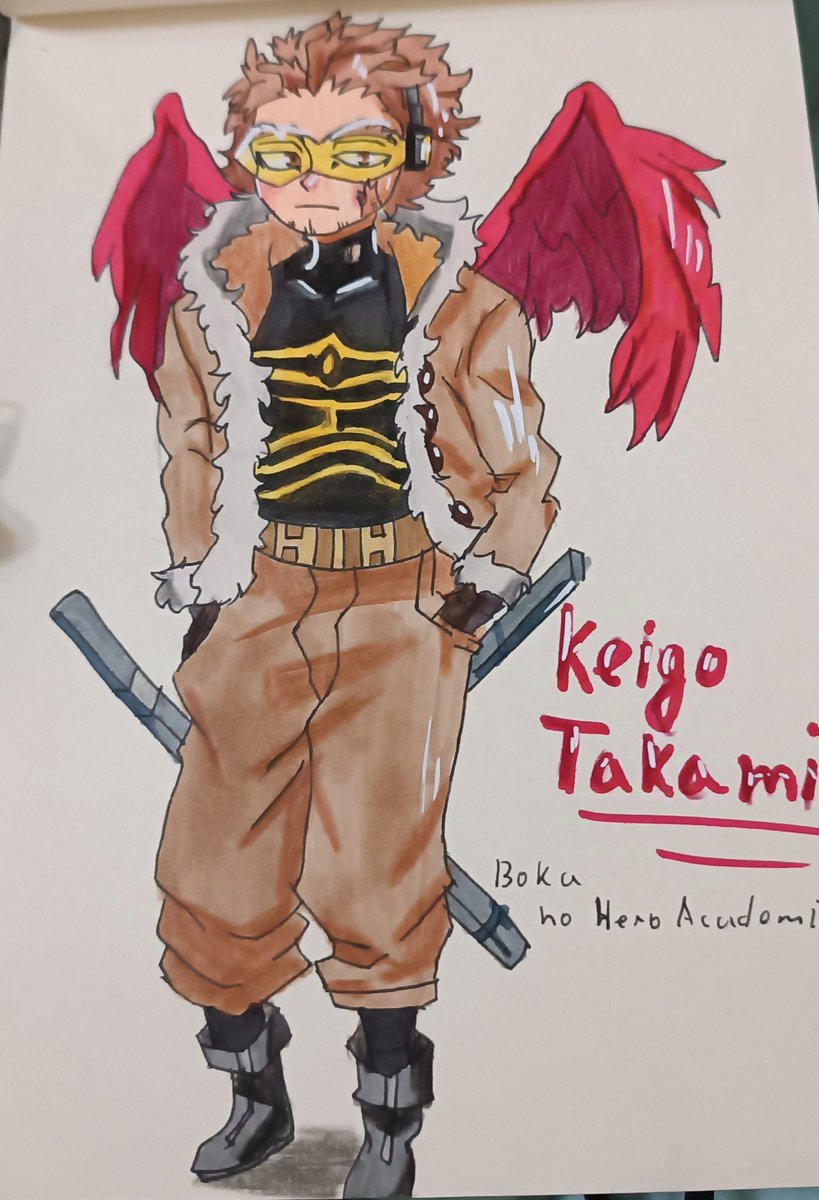 I love him sooo much #mha #artㅤㅤㅤㅤ #fanart #hawks #keigotakami