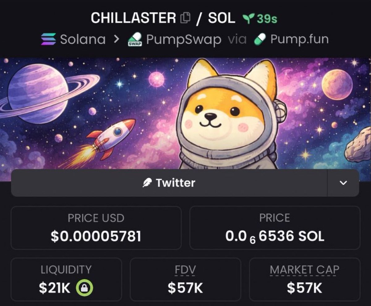 cryptocyb0rg's tweet image. $CHILLASTER 

CA 
6wWk5pMXNPCwsMLJQMPHeBxKiV7uk2THFK4ddEoipump

#memecoin #solana #alphacall