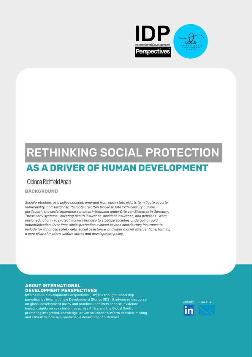 IDS_Stories's tweet photo. Rethinking social protection beyond safety nets, towards resilience and human development.

📖 Read more &amp; join the conversation.

#InternationalDevelopment #SocialProtection #HumanDevelopment #SDGs #AfricaDevelopment #PublicPolicy #KnowledgeManagement #InclusiveGrowth https://t.co/MH3PrtX6Nl