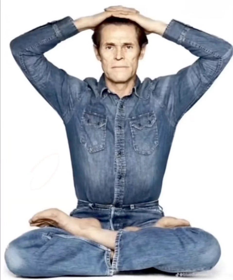 Todavía estoy procesando que anoche me senté a ver una pelicula de Willem dafoe con el mismo Willem dafoe en la sala
