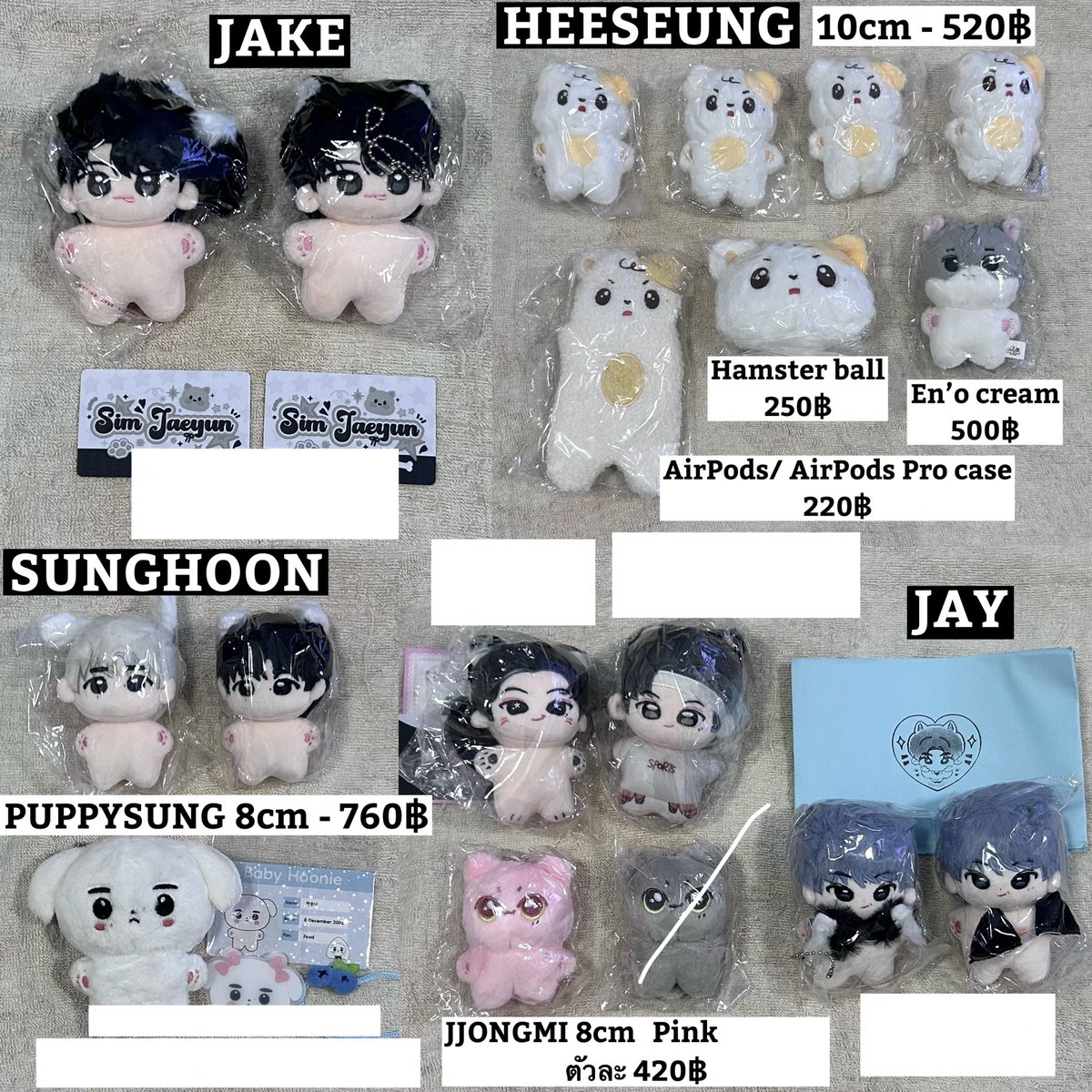 ttbbshopp's tweet photo. wts | พร้อมส่ง | want to sell

• ตุ๊กตา ซอนอู จองวอน ฮีซึง
• #02z ซองฮุน เจย์
• สินค้าบ้าน Bar
• เสื้อ 8seconds 

• ราคาตามในรูปค่า
ค่าส่ง 40/60 

✅ขอดูรูป/วิดีโอเพิ่มเติม
✅ซื้อเยอะลดได้

สนใจ dm / mention ค้าบ

#ตลาดนัดENHYPEN ฮีซึง ซอนอู จองวอน ซองฮุน เจย์ เจค นิกิ https://t.co/exZELbnJ4S