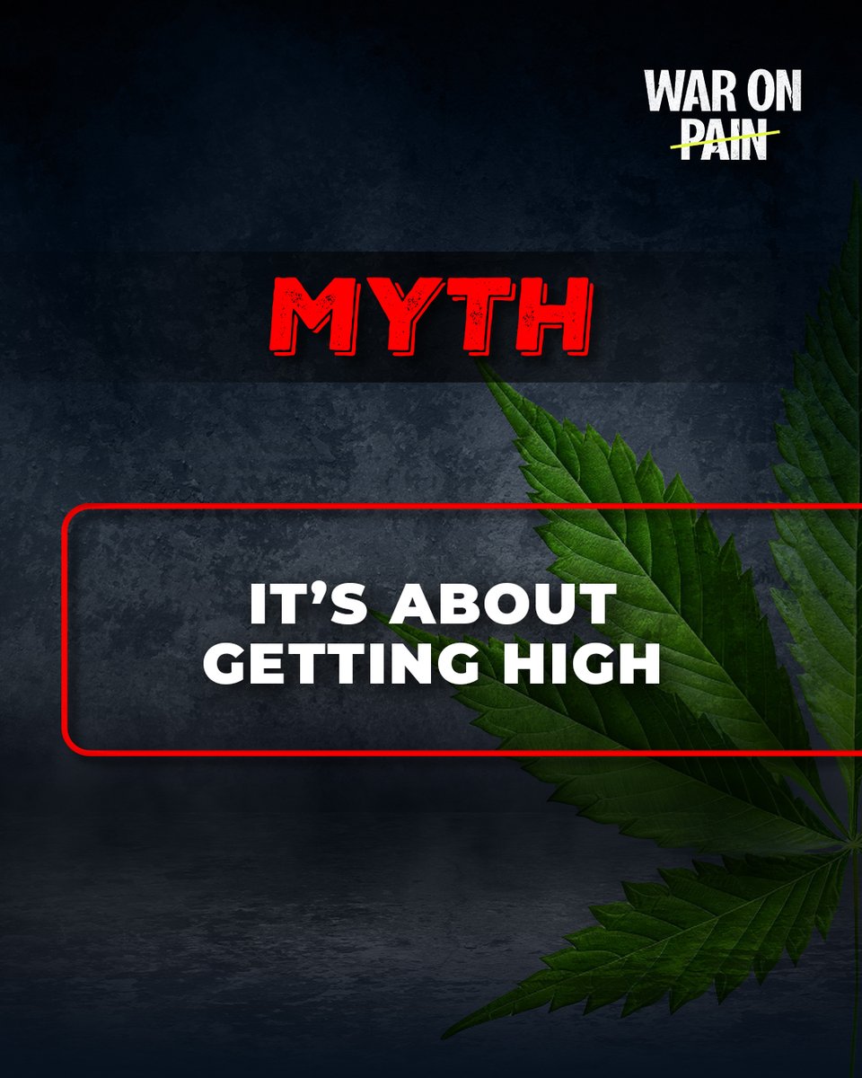 Waronpain_'s tweet image. Everything you’ve heard about
cannabis?
Half of it is wrong.
Swipe → let’s fix that.

#MythVsFact
#WarOnPain
#HealthAwareness