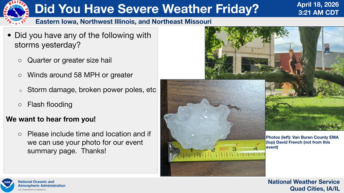 NWS Quad Cities tweet media