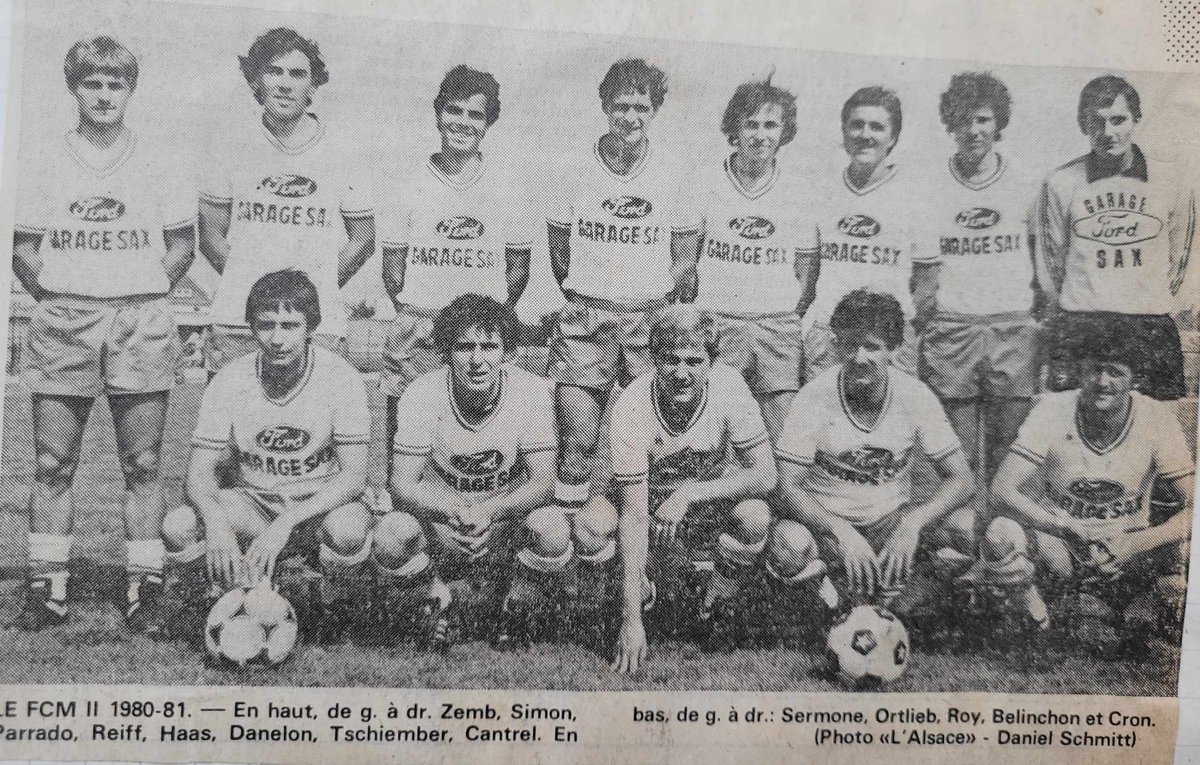 FCMRetro's tweet photo. La réserve Mulhousienne lors de la saison 1980/1981.
Merci à Pascal Cantrel qui m'avait envoyé la photo https://t.co/N0NKEZKppT