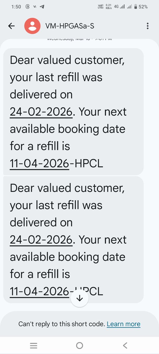 Dharmendrapund8's tweet photo. @MoPNG_eSeva @narendramodi @myogiadityanath @dmgbnagar @hpgasservices cylinder मिला नहीं मैसेज deliverd का आ रहा है क्या करे क्या कहे 
9958581815 https://t.co/tUB1FHwJMo