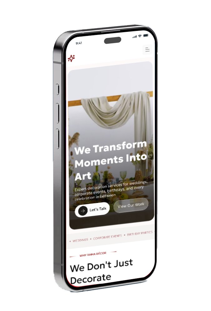EdlawitGeb4705's tweet image. Designed a premium landing page concept for Rama Decor where every detail is crafted to reflect elegance, atmosphere, and timeless luxury.

A digital experience designed to feel as refined as the spaces the brand creates.

#WebDesign #UIDesign #LuxuryBranding #LandingPage