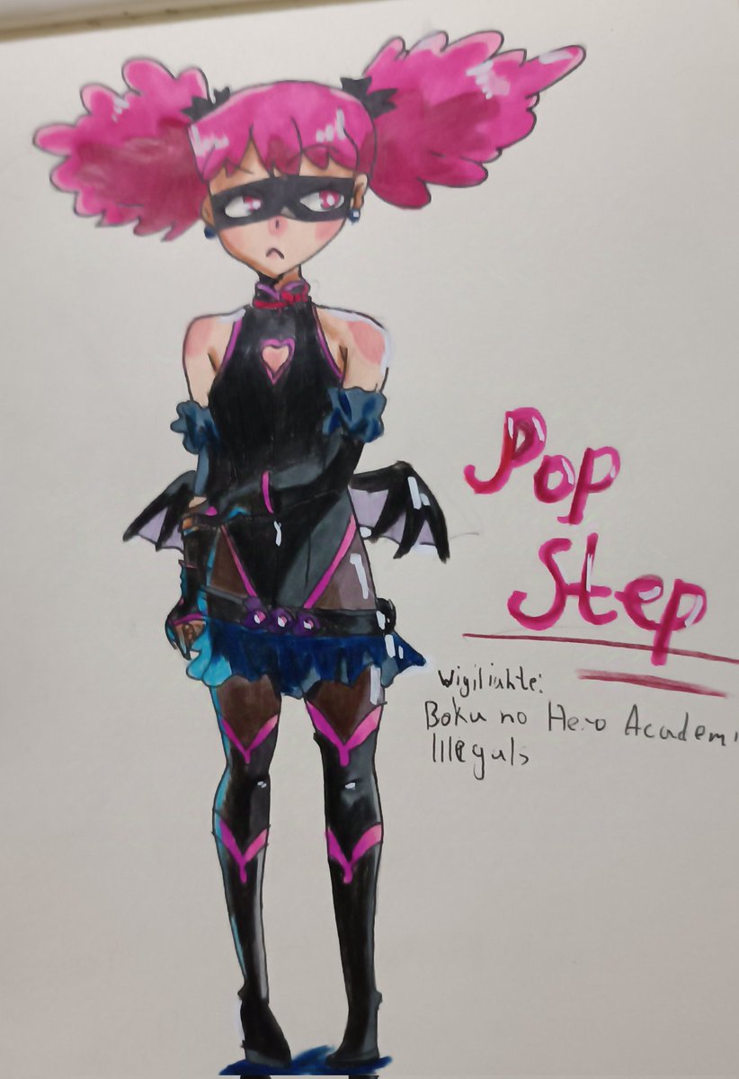I wish she were more popular. #mha #mhavigilantes #art #fanart #PopStep #KazuhoHaneyama