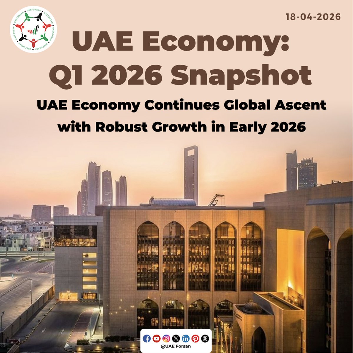 UAE_Forsan's tweet image. UAE Economy Continues Global Ascent with Robust Growth in Early 2026 
#UAE #Economy #UAEEconomy
@Economyae
@DubaiDET