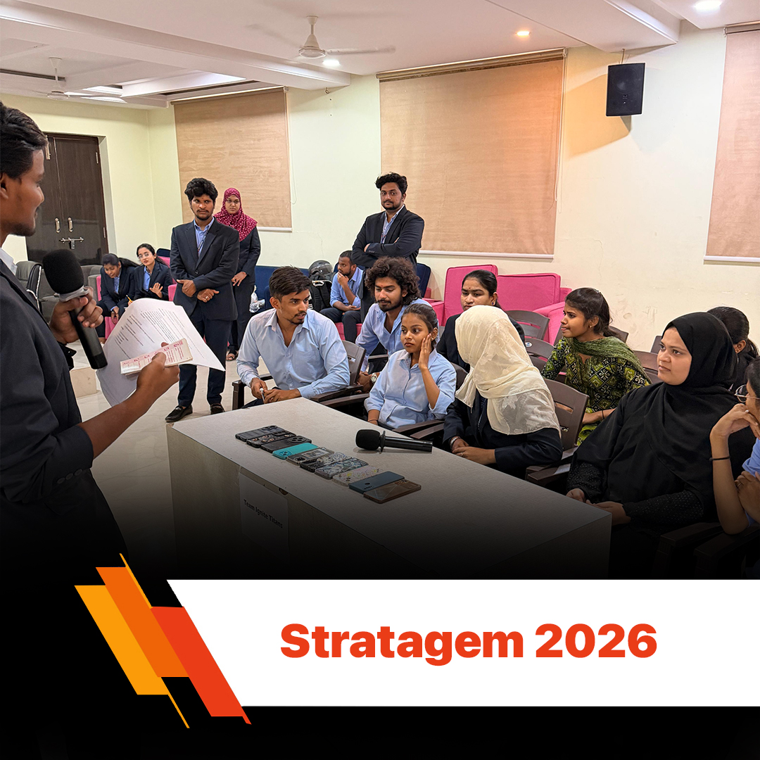 MCETHyderabad's tweet image. 𝗦𝘁𝗿𝗮𝘁𝗮𝗴𝗲𝗺 𝟮𝟬𝟮𝟲 – 𝗠𝗮𝗻𝗮𝗴𝗲𝗺𝗲𝗻𝘁 𝗘𝘃𝗲𝗻𝘁 𝗛𝗶𝗴𝗵𝗹𝗶𝗴𝗵𝘁𝘀
The 𝗗𝗲𝗽𝗮𝗿𝘁𝗺𝗲𝗻𝘁 𝗼𝗳 𝗕𝘂𝘀𝗶𝗻𝗲𝘀𝘀 𝗠𝗮𝗻𝗮𝗴𝗲𝗺𝗲𝗻𝘁 𝗠𝗲𝘁𝗵𝗼𝗱𝗶𝘀𝘁 𝗖𝗼𝗹𝗹𝗲𝗴𝗲 𝗼𝗳 𝗘𝗻𝗴𝗶𝗻𝗲𝗲𝗿𝗶𝗻𝗴

#MCET #Stratagem2026 #MBA #ManagementEvent