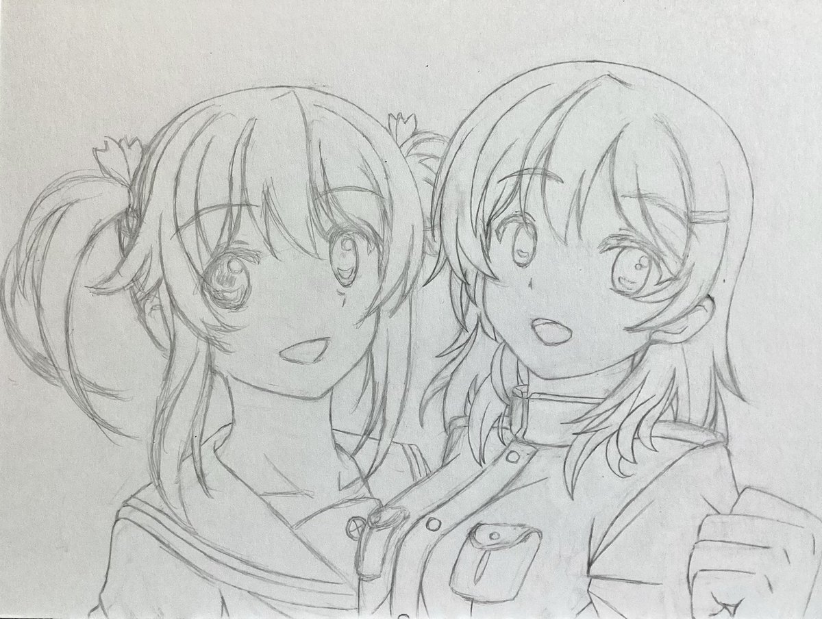 線画清書前の修正後。
ゴールデンウィーク中には塗り終えたいですね。
#はいふり 