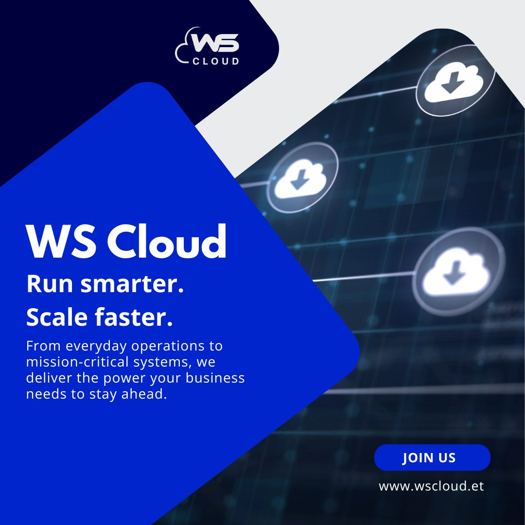 WebSprix_'s tweet image. With dedicated local support, you're never alone.
WS Cloud engineered for progress.

Visit our website for more
wscloud.et

#WSCloud #CloudComputing #ScalableSolutions #BusinessGrowth #DigitalTransformation #SecureCloud #CloudServices #Innovation