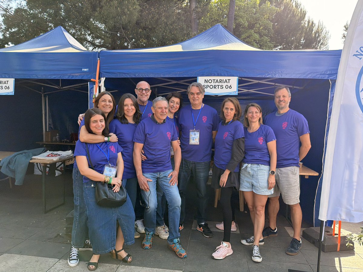 Notariat0's tweet photo. Et c’est parti pour un superbe week-end 😎 pour le 23e Challenge des notaires 🏃‍♂️‍➡️🏃‍♂️‍➡️🏃‍♂️‍➡️à Nice https://t.co/qxWeZCYf6h