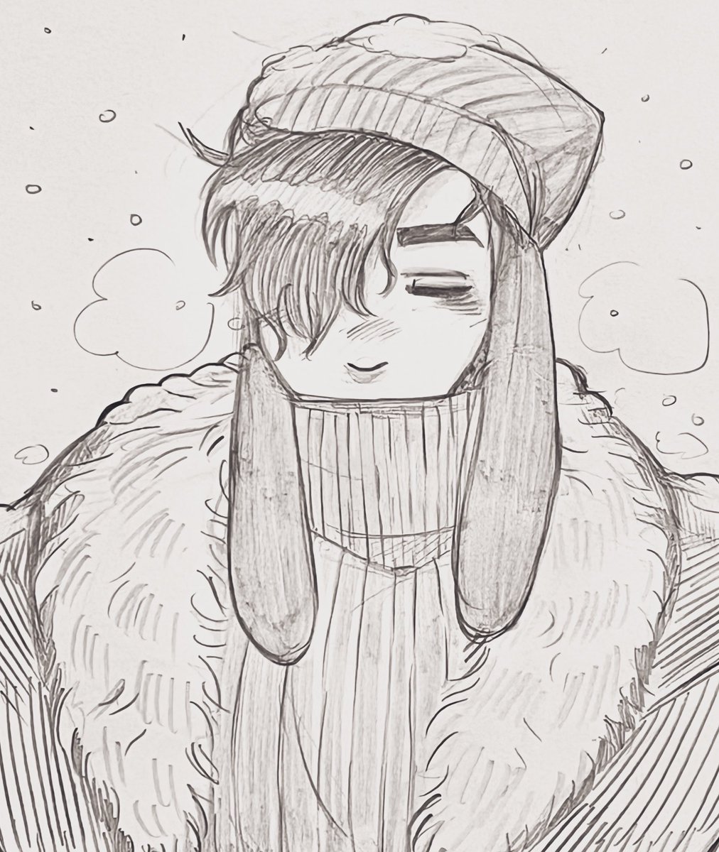 Lushur_'s tweet photo. It’s getting colder so I’m keeping warm~ ❄️🐰🐺

#kimseo #기명성은 #seoseongeun https://t.co/Sc1ajBdOuG