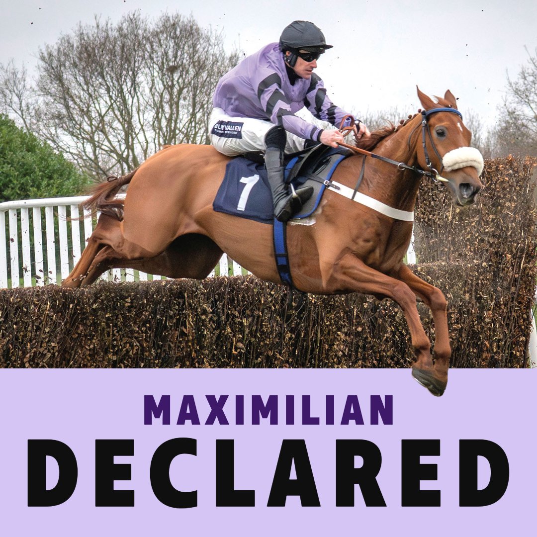 ownersgroupuk's tweet photo. Maximilian has been declared in the Scottish Grand National, the 3.35 at Ayr this afternoon, with William Maggs taking the ride. Trainer Donald McCain says that Maximilian is fit and well at home and we hope for a good run. Good luck to all of Maximilian's owners. https://t.co/uUjjDWZz8Z