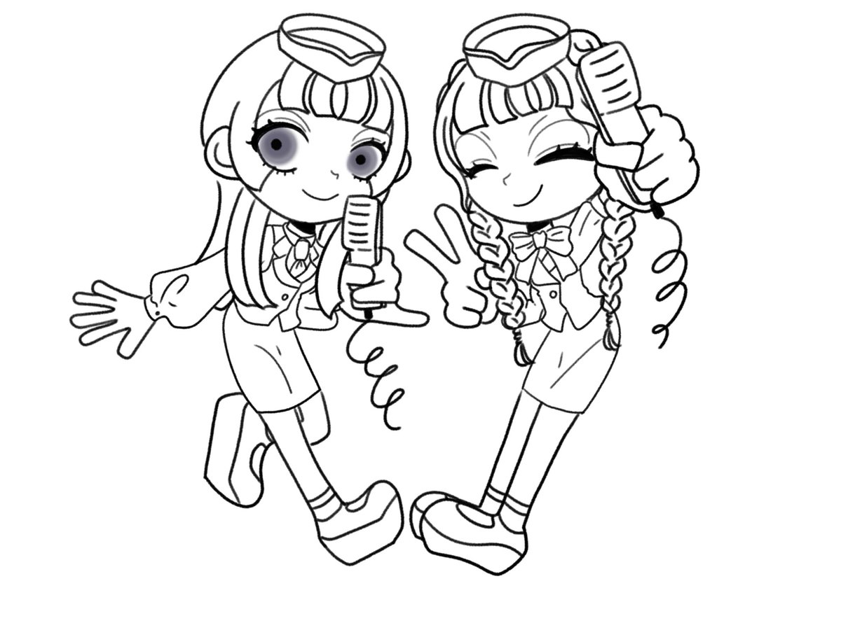 ryo_dayo85's tweet image. ねぇめっちゃ可愛くなってきたんだけど！？

お馬さんは背景に入れようかな。

他何描く？

ギターベースとかならいけるけど

赤ジャージとサングラスかな？