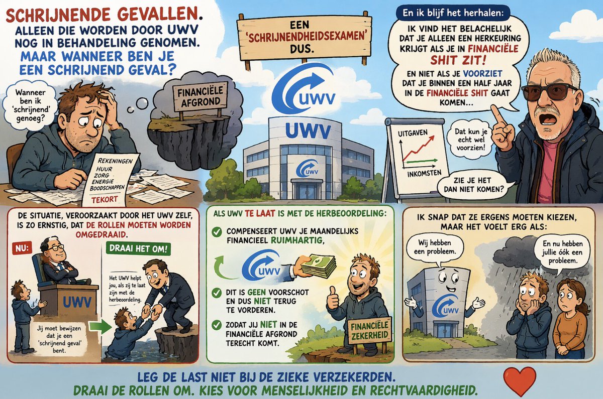 🟦 UWV 🟥 WIA-AFFAIRE 🟧 Schrijnendheidsexamen

Om heel goed over na te denken …