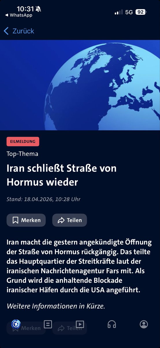 LOL… Iran is copy pasting Trumps trading strategy. Hormus closed again.