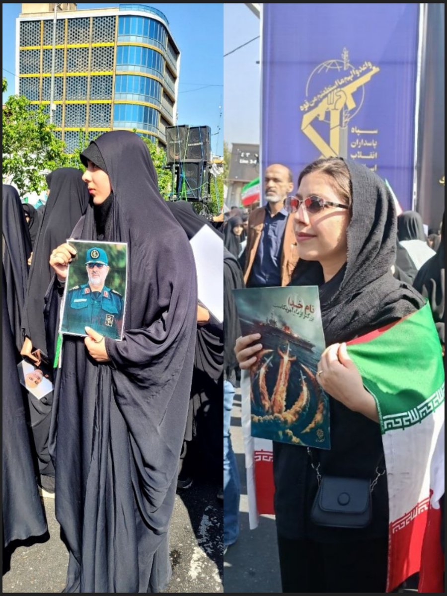 یک فریم از میدان امام حسین(ع) تا چهار راه ولیعصر ، موج غیرت دختران، سدهای باطل را در هم می‌کوبد.

#دختران_جانفدای_ایران
#عهد_تا_پیروزی