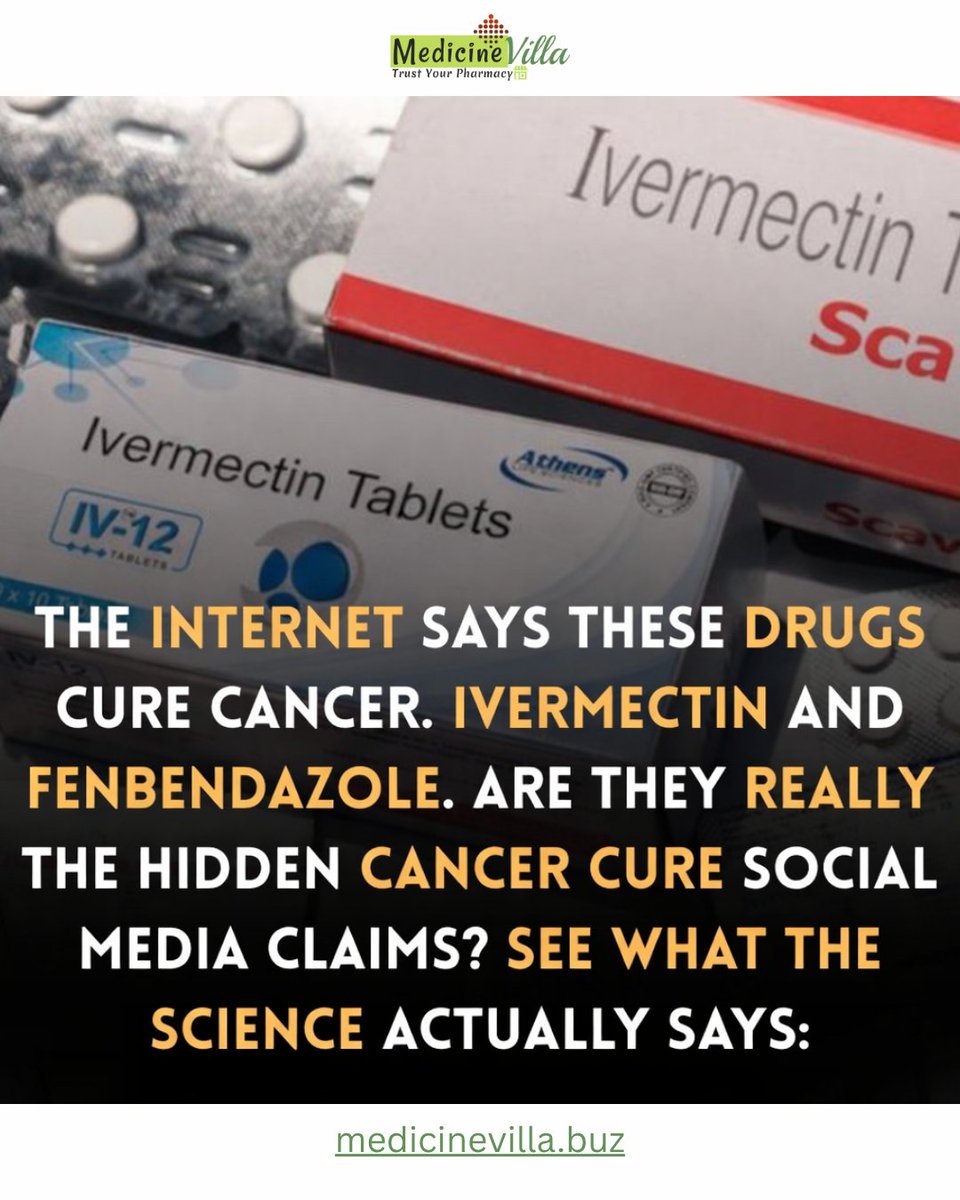 MedicineVilla's tweet photo. Ivermectin is an antiparasitic medicine used for specific infections.

This post is for awareness only — not medical advice.
Always consult a healthcare professional.
We follow platform rules & safety guidelines.

#HealthInfo #MedicineVilla #HealthAwareness #SafeUse #ivermectin #fenbendazole