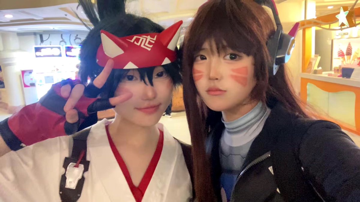 impsopso's tweet image. #overwatch #dva #cosplay 

사랑을 담아서 d.va🩷