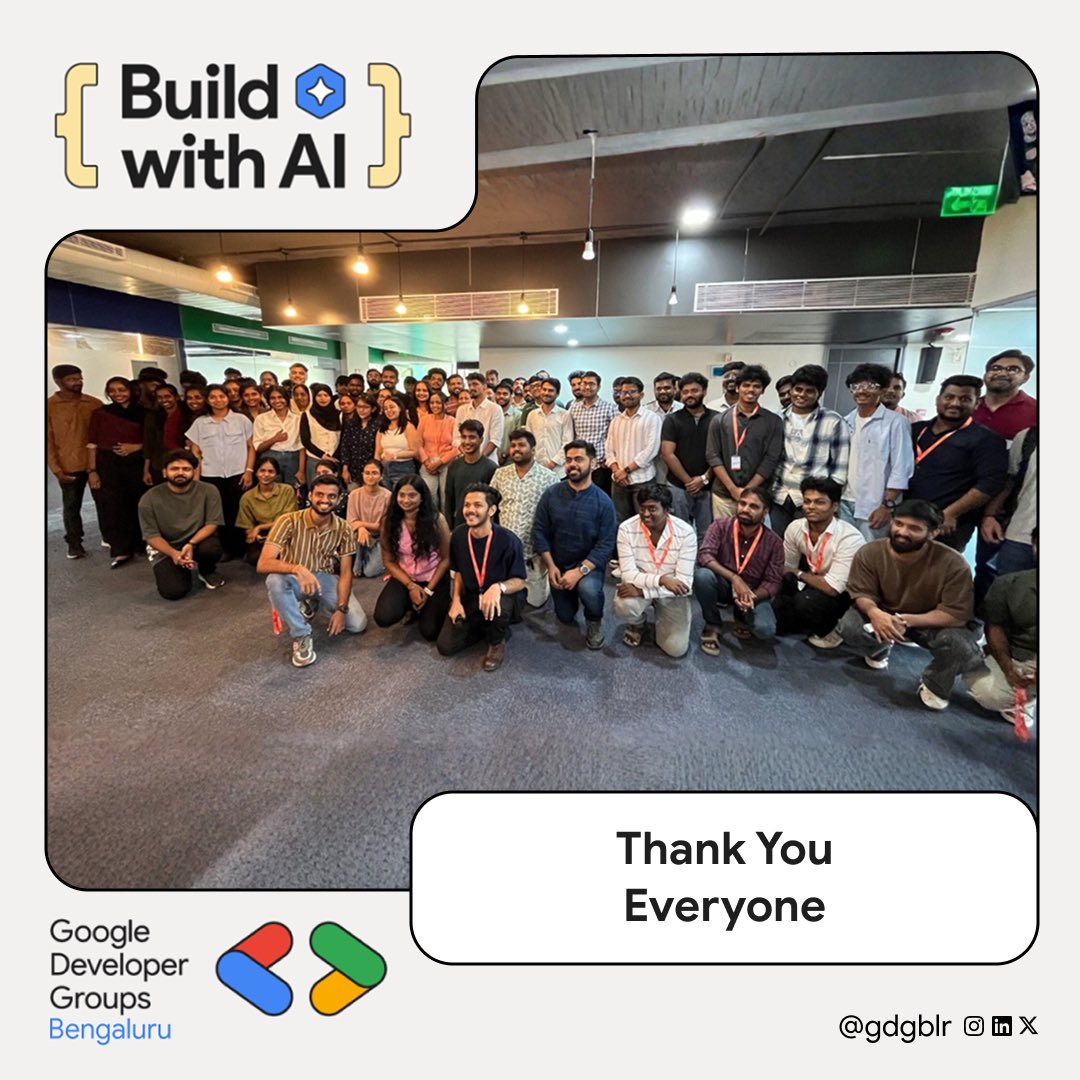 GDG Bangalore tweet media