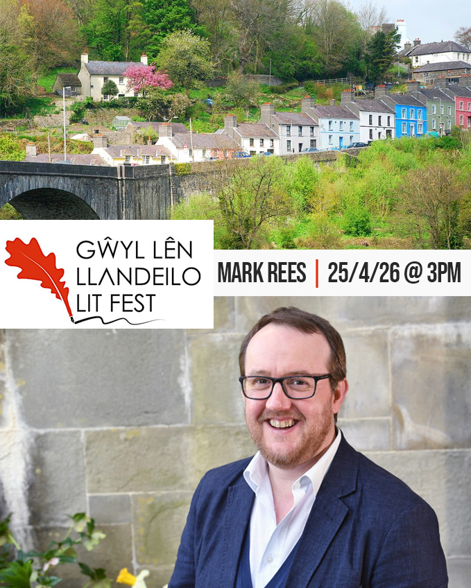 reviewwales's tweet photo. I’ll be talking Welsh folklore &amp; landmarks at Llandeilo Literature Festival next Sat (25 April)…in Welsh! (with simultaneous English translation).
My first ever Welsh-language public talk kicks off at 3pm. I’ll also be chairing a talk on Welsh witches @ 10am, make a day of it!👻 https://t.co/3QNEPKoCa2