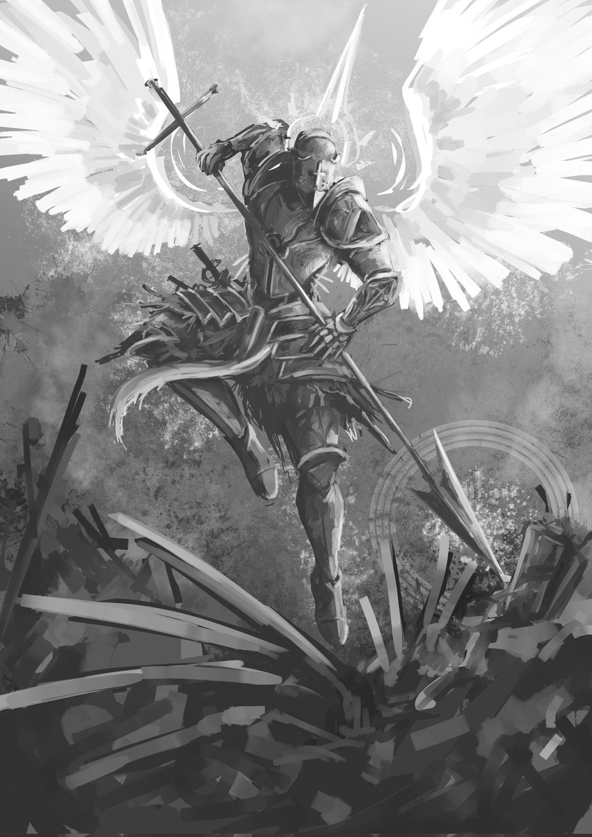 YamiriAshKyu's tweet image. Gabriel my beloved 
#ultrakill #fanart #Gabriel #digitalart