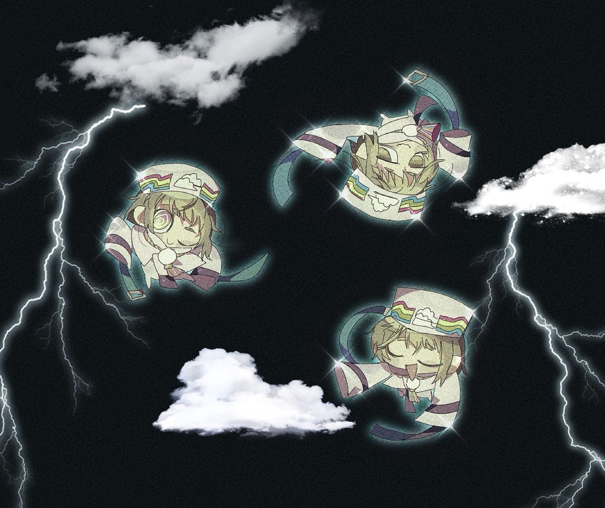 kw9oNoU58's tweet image. ㌘絵（幻覚捏造絵！）ｱﾏﾈちゃんには暴れて欲しいし😨😰の顔してるマスコット達 描きたかった