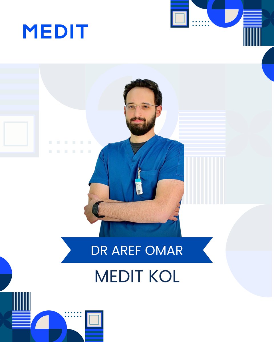 Medit_Ksa's tweet photo. Our Medit KOL in Saudi Arabia! 🇸🇦
We would like to congratulate Dr aref omar for becoming Medit KOL! 🌟

We are very excited to have Dr aref on board with us as Key Opinion Leader of Medit to create educational content locally and globally!

#asnan
#medit https://t.co/iPMOrTfOPa