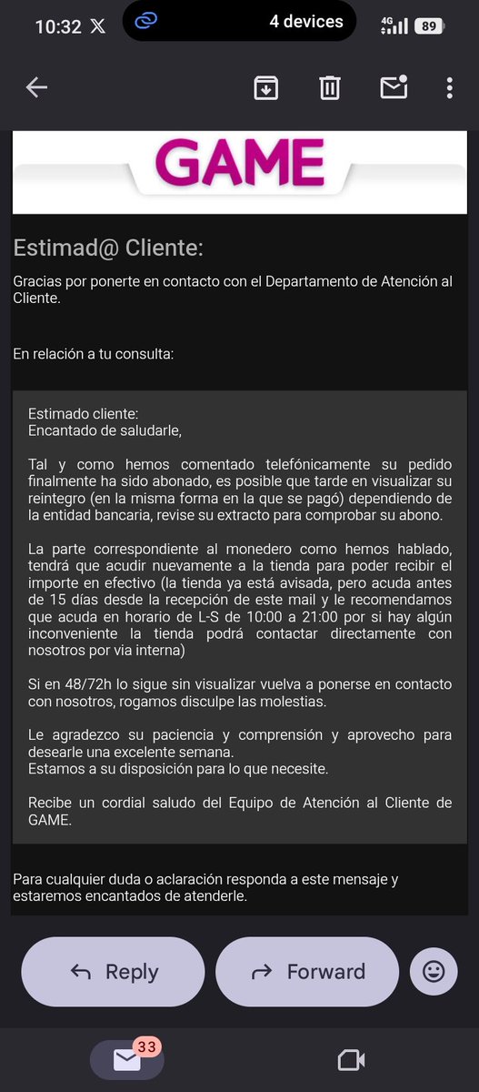 DTsukki's tweet photo. Mi pedido fue cancelado el 09/04 y asegurasteis que el reembolso estaba emitido. Mi banco (CaixaBank) confirma que NO existe ninguna orden de devolución. Me habéis dado información falsa. Llevo desde el 12/04 contactando y me ignoráis. He iniciado una disputa bancaria formal. https://t.co/aQ8j1kxfOp