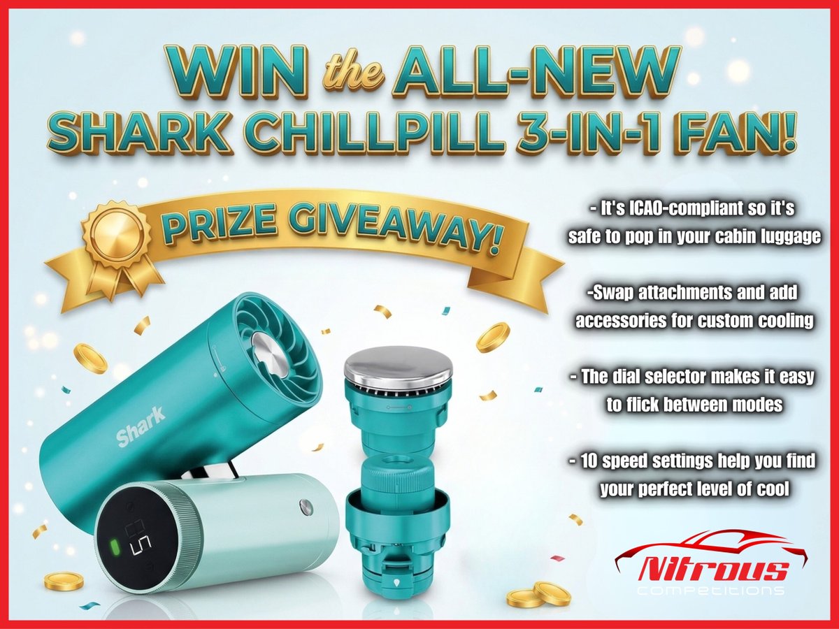 NITROUSCOMPS's tweet image. Brand new tech competition’s 🏆 you can get involved here from only 0.06p 

Tap here to view all our top tech &amp;amp; luxury prizes
nitrouscompetitions.com/competitions/w…

#latesttech #competition #sharkninja
