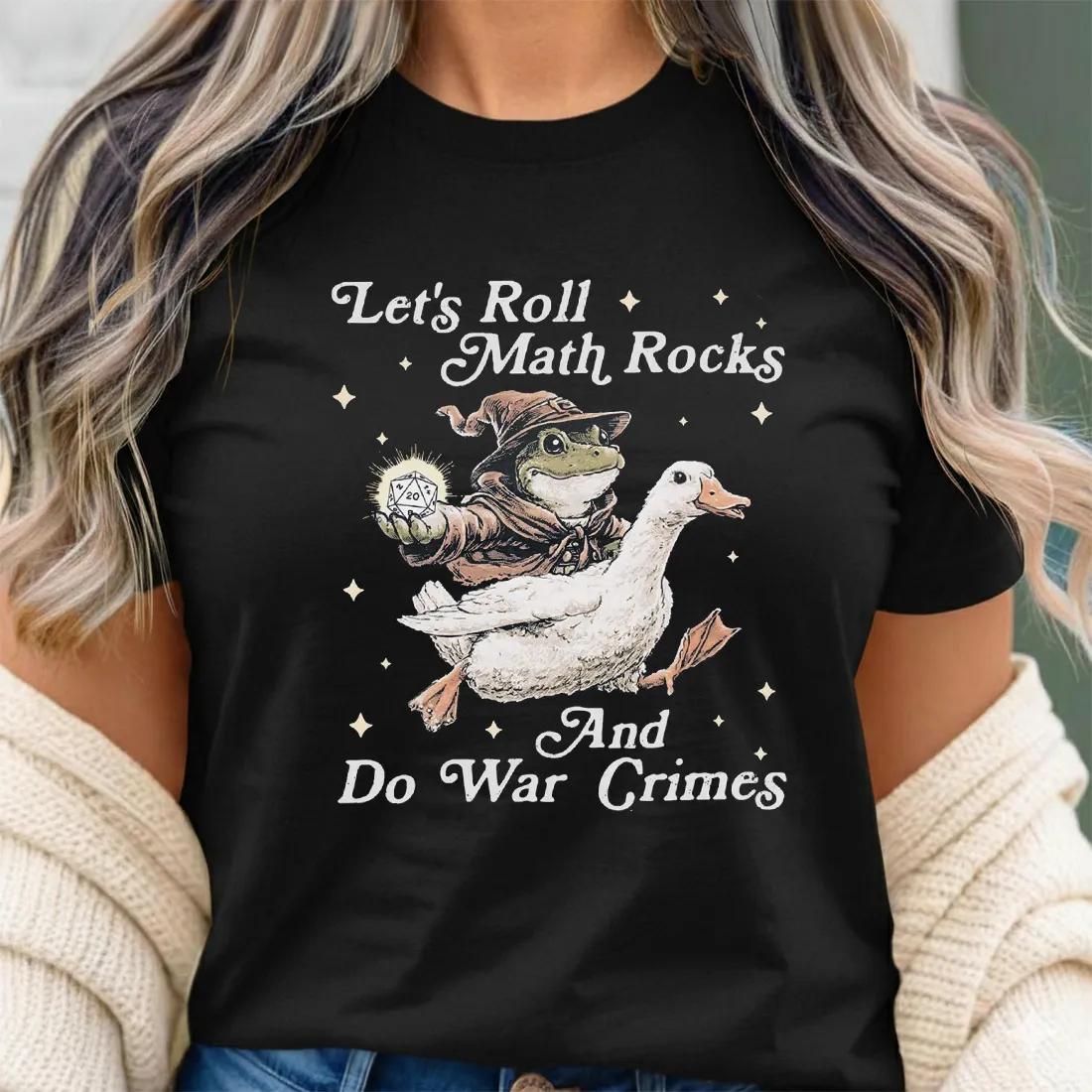 blastteecom's tweet photo. Frog Wizard Let’s Roll Math Rocks And Do War Crimes Shirt #FrogWizard #MathRocks #WarCrimes #Blasttee https://t.co/gkCaOkqZcH https://t.co/7eu5bZ9hnA