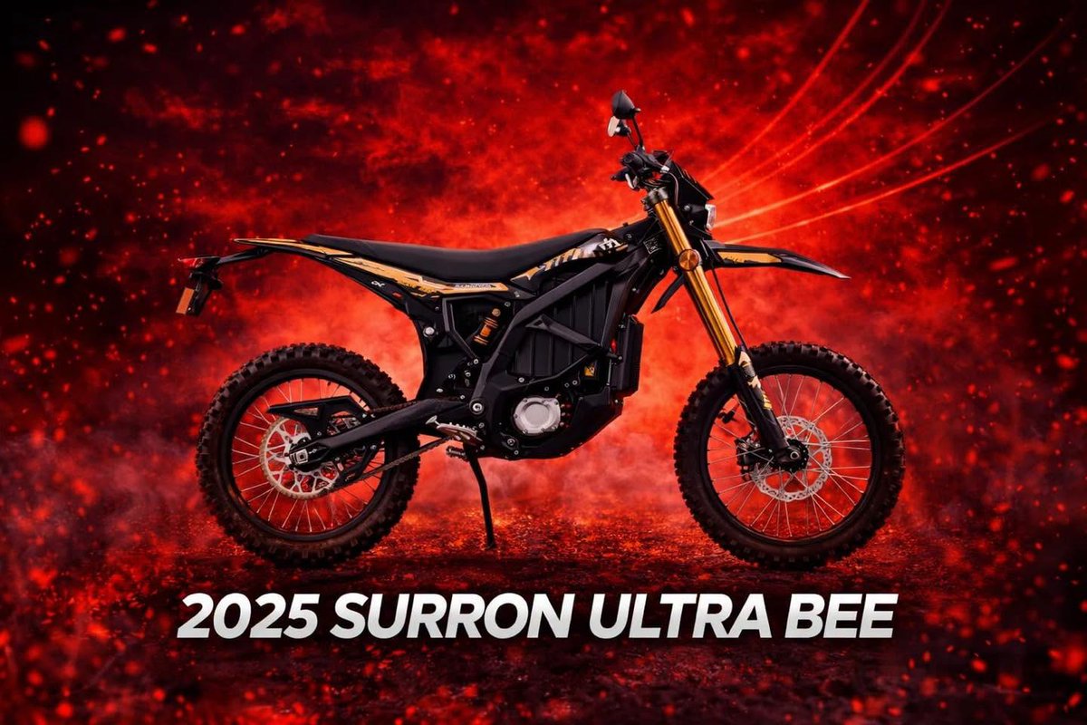 NITROUSCOMPS's tweet image. Last Remaining two 2025 Surron Ultra Bees 😲

Once they’ve been won they are gone 👀 it’s close to 45% now involved !!!

🏆 2x instant Surron’s
🏦 £2,500 end prize
⏰ set to close in just 5 days

🔗nitrouscompetitions.com/competitions/s…

#surron #roadlegal #competition