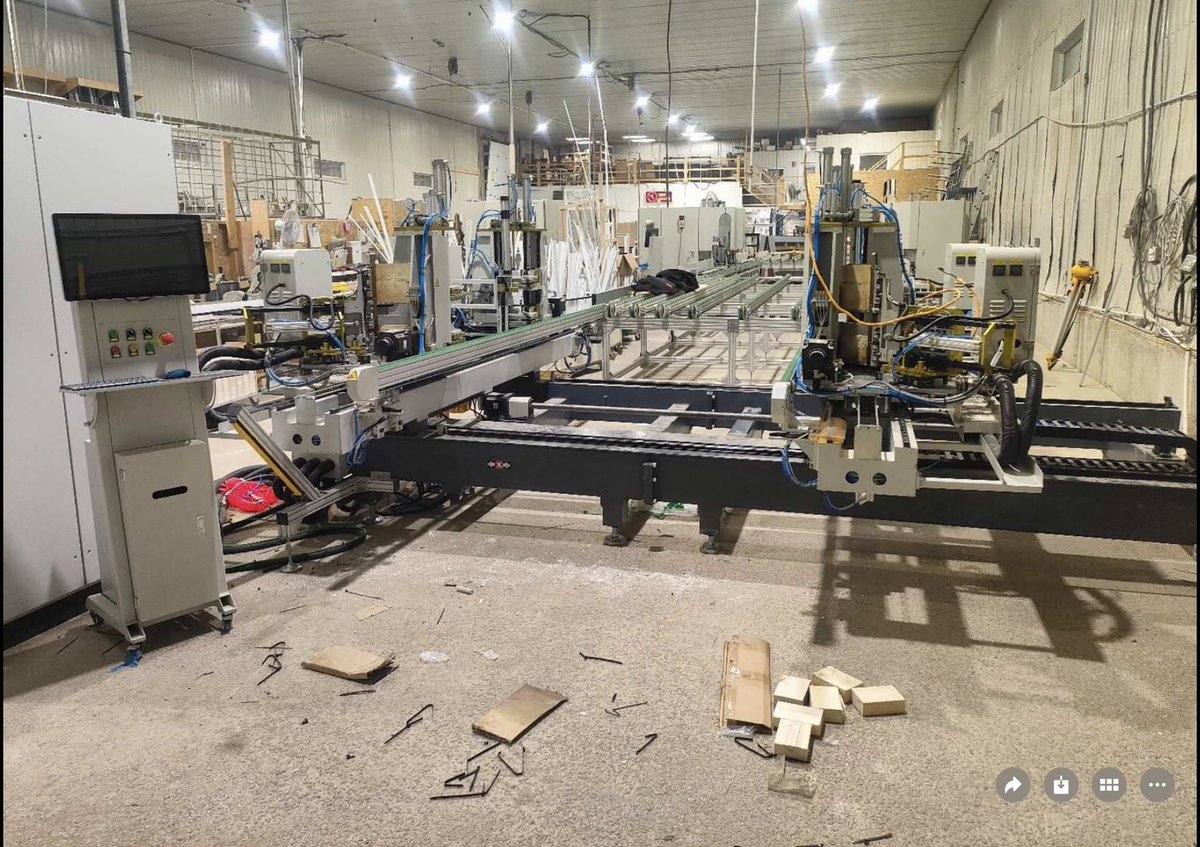 fenstek's tweet photo. Getting ready for production! ✅

On-site installation and commissioning for 2 sets of CNC Welding &amp; Cleaning Lines are in full swing. 🚀

Our mission is to ensure a seamless transition to high-efficiency manufacturing for our clients. 🤝

#Fenstek #UPVC #WindowManufacturing https://t.co/fE1ljxXy8M