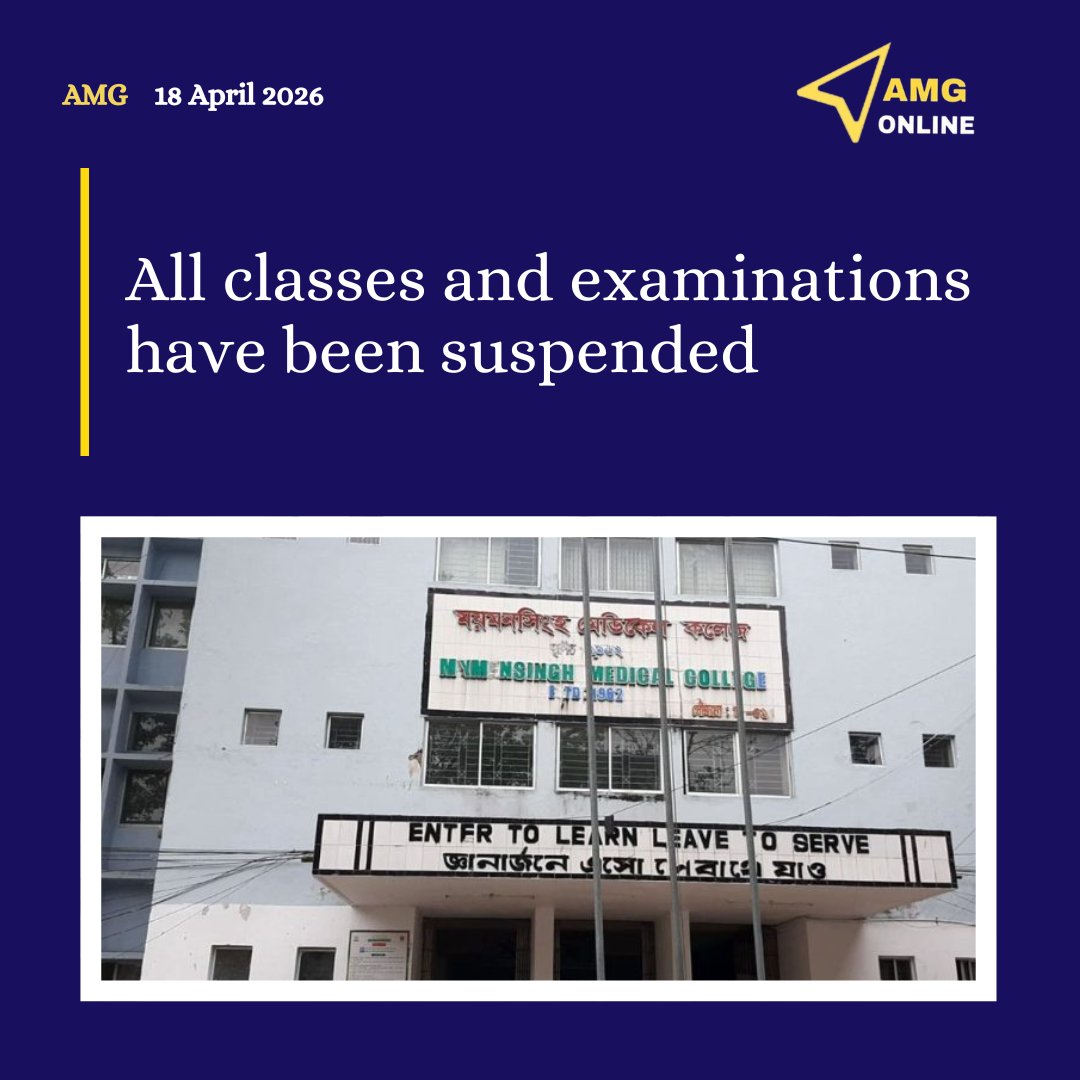 arakan_gro14090's tweet image. M’singh Medical College shut for 7 days after clash Authorities of Mymensingh Medical College have declared a seven-day closure following a clash between two groups of students at a dormitory.

#student #college