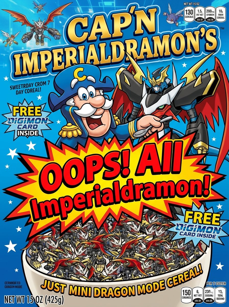 NineOneFourTwo's tweet photo. Ultimate Cup | Agora Hobby
59 Players
BO1 

10/59

vs Imperial : ⭕ 
vs Imperial: ❌
vs Imperial: ⭕️ @ChongDothex 
vs Medusa: ⭕️
vs Millennium: ❌
vs Imperial: ⭕️ @dtcgboomer 

It’s an “Oops! All Imperialdramon!” Kinda day 🤪

#デジカ 
#デジモンカードゲーム 
#AD1 https://t.co/JW9WinBOcw