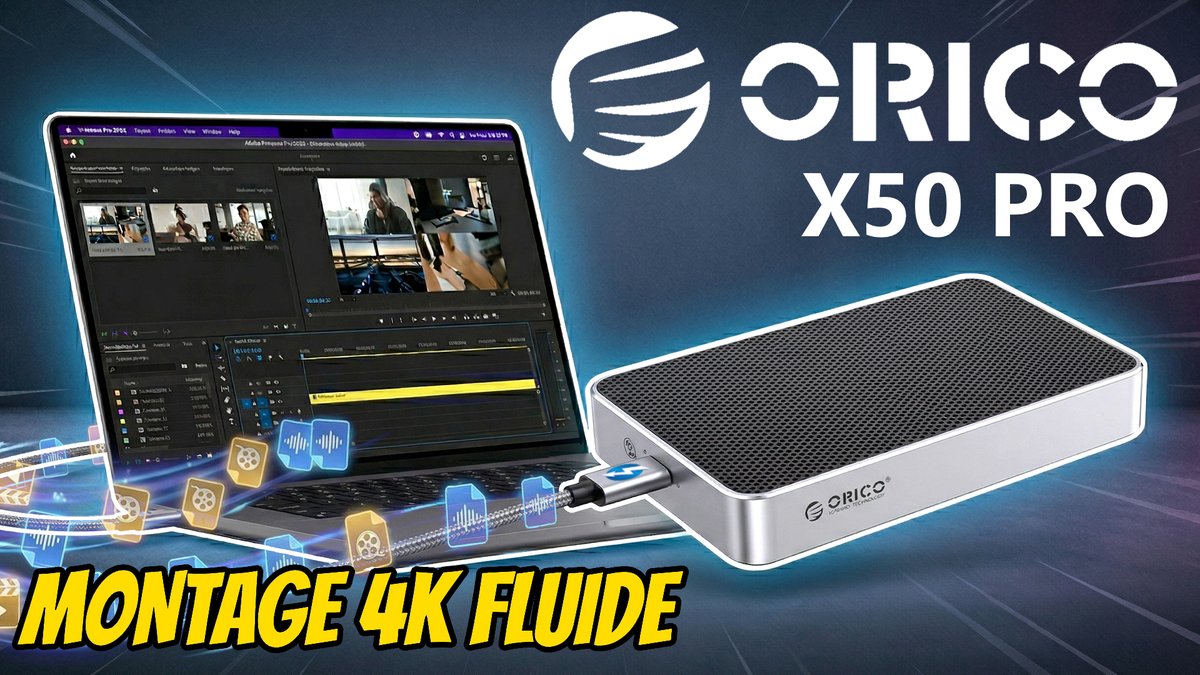 gregoryf2_0's tweet photo. 📢NOUVELLE VIDÉO
Je teste le boîtier externe le plus rapide du moment, le ORICO X50 PRO.
Au menu Thunderbolt 5 80Gps, PCIe Gen 5...
🤔Assez véloce pour travailler directement dessus sans lags ?
Je te dis tout ce que tu dois savoir dans cette vidéo ⤵️

▶️ https://t.co/WTGXquDLmv https://t.co/RcYrtPnVSm