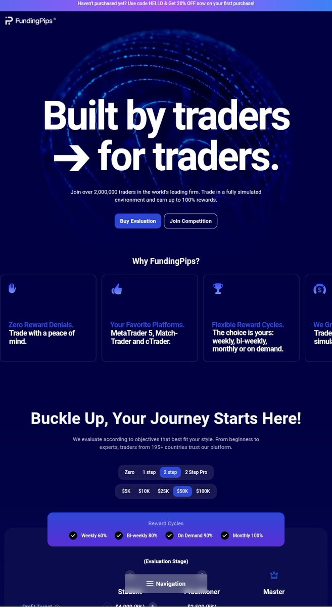 Santosh422192's tweet image. I really like the clean and simple dashboard of FundingPips. 
It helps me track my trading performance easily and manage risk better. 🚀
#FundingPips #Trading