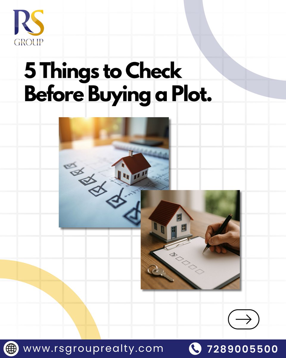 rsgroup632553's tweet image. Before buying a plot, check the basics 🏡
Location, approvals &amp;amp; more matter!
Follow RS Group &amp;amp; comment “DETAILS”
#RealEstateIndia #PlotBuying