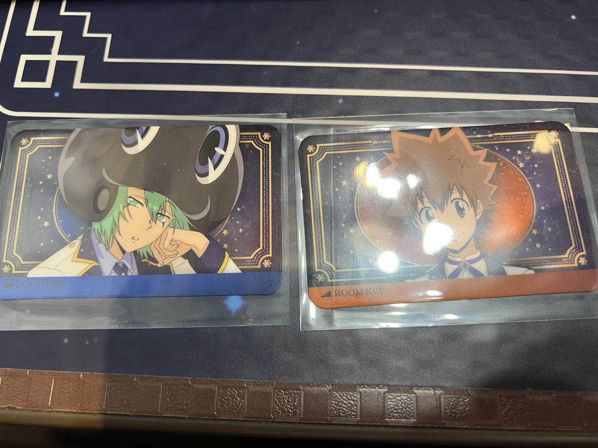 ルームキーフランくんとツナくんでした