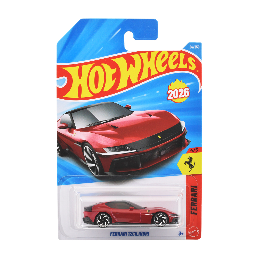 cp_hotwheelsjp's tweet image. 【5月2日(土)はベーシックカーの発売日です！】
今回は「ホットウィール ベーシックカー フェラーリ 12チリンドリ」が単品で登場します！

★ホットウィール公式HPはこちらから
mattel.co.jp/toys/hot_wheel…
#HotWheels #ホットウィール #ミニカー #ベーシックカー