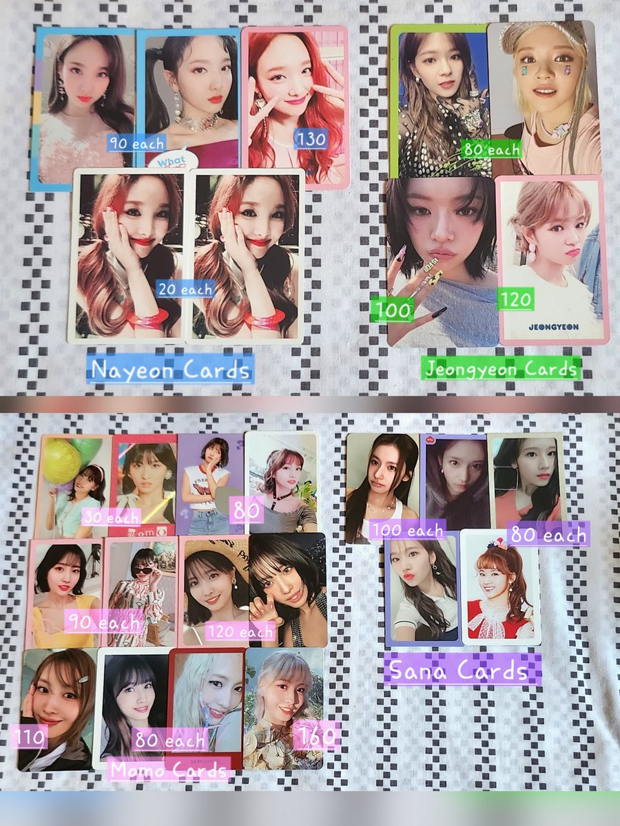 _mochinepeach's tweet photo. [WTS-LFB] #TWICE Quitting Random Cards

✨️ Onhand | Ready to ship
💌 20-170 PHP each (Buy 5, less 10 each)
🛳 mod: j&amp;t, ggx, sdd | 2-week res.

🤩 #트와이스 nayeon jeongyeon momo sana jihyo mina dahyun chaeyoung tzuyu once this is for wtb lfs wtt lft ww ph @JYPETWICE https://t.co/utZjx7AWru