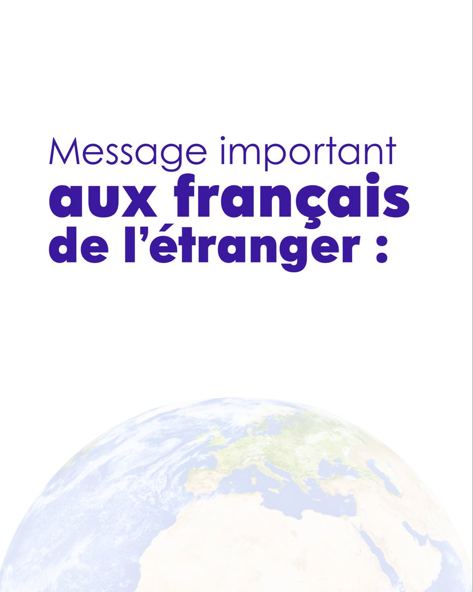 ManonAubryFr's tweet photo. Message important aux Français de l’étranger :

Les 30 et 31 mai 2026 auront lieu les élections consulaires.

Vous élirez vos conseillers consulaires. Et cela peu importe où vous êtes dans le monde !

👉 Les conseillers consulaires sont des élu·es qui vous représentent. Ils sont consultés sur les demandes de bourses scolaires, de soutien aux associations, d’aide sociale…

👉 Ils élisent parmi eux 90 membres de l’Assemblée des Français de l’étranger.

👉 Et surtout, ils élisent les 12 sénateurs représentant les Français établis hors de France.

Un sénateur insoumis s’opposera à la loi Duplomb ou à la suppression du 1er mai comme jour férié !

Au Sénat, la droite est majoritaire… la dernière fois où la “gauche” y était majoritaire, c’était sous Hollande…

Pour voter :

Il faut être inscrit sur la liste électorale consulaire de ta circonscription.

➡️ Inscris-toi avant le 24 avril
→ auprès du consulat de ton pays de résidence
→ ou sur https://t.co/Ci0uchSCRn

📅 Les dates à retenir :

• Vendredi 24 avril : date limite pour s’inscrire
• Du 22 au 27 mai : vote en ligne
• Le 30 ou 31 mai : vote en présentiel

Bonus : si tu es en ERASMUS, tu peux voter, pense à t’inscrire !

La France insoumise se mobilise pour défendre les Français·es de l’étranger.

Faites le choix d’une représentation combative et solidaire.

👉 Retrouvez ici les listes que nous soutenons :

https://t.co/jLvslWAkAH