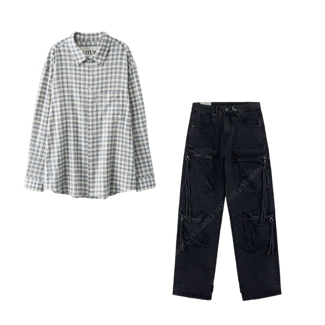 ★ 260417 RIIZE ウンソク 私服

🏷️ SATUR
- Over Size Check Shirt Blue

🏷️ YEMOMILE
- [unisex] Willow Strap Cargo Pants

🔗 mogotsu.com/ja/curation/ri…

#RIIZE #EUNSEOK #ウンソク #ライズ #SATUR #YEMOMILE #RIIZE_outfit