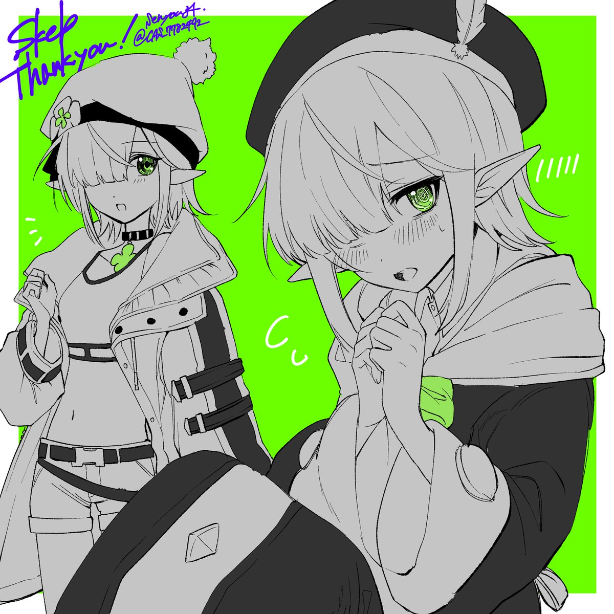 CAS_7782492's tweet image. #Commission #Skeb 
🍀ありがとうございました！💚