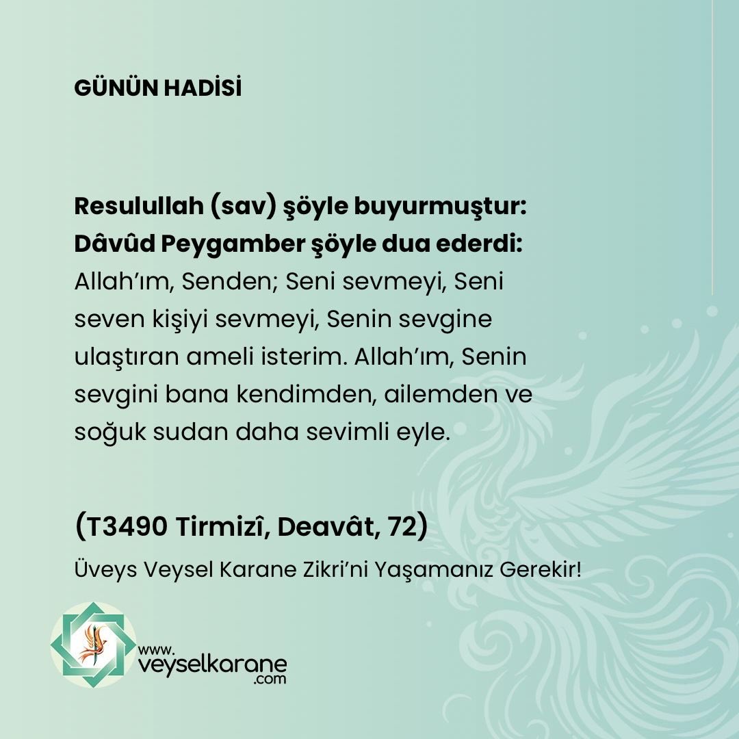 UveysleriS's tweet photo. Ben gizli bir hazineydim, bilinmek ve sevilmek istedim

Bu kutsal kelamı alemde yaşamak ve yaymakla görevliyiz. Bu halin kulun kula olan sevgisinin çok üstünde ve herkesin hayal bile etmekten çok uzak olan Allah'ın beklentisini gerçekleştirmek için elestde vardık bu dünyada varız https://t.co/Z8LYGOhxkw