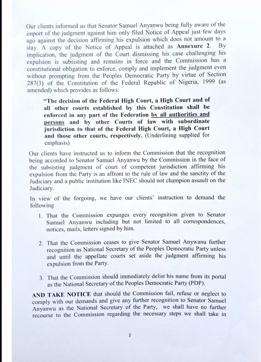 Official PDP Nigeria tweet media