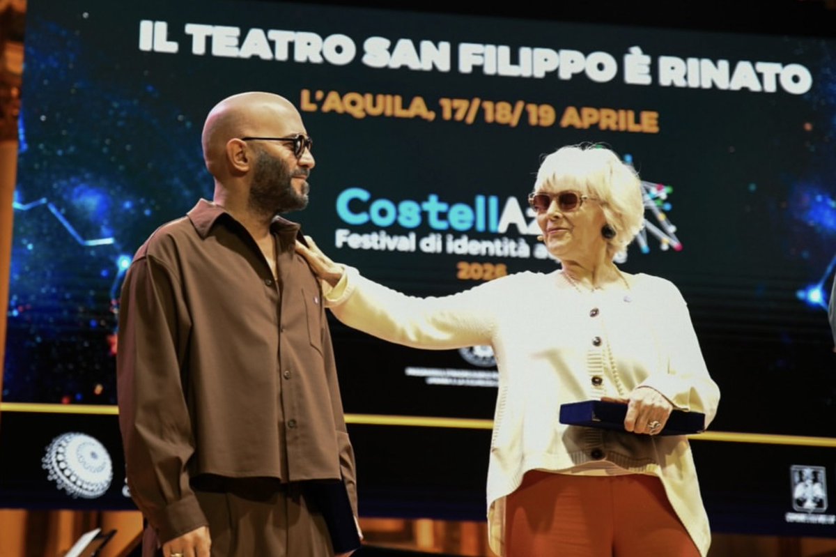 CCaselliSugar's tweet photo. DOPO 17 ANNI RIAPRE IL TEATRO SAN FILIPPO DI L’AQUILA! 

@comunelaquila
@laquila2026
@mic_italia
@giulianosangiorgi_official 

#caterinacaselli https://t.co/VEfbv46qdL